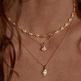 Minimalist 925 Sterling Silver 18K Gold Plated Zircon Necklace Lucky Evil Eye Protected Fashion Weddings Engagements Parties