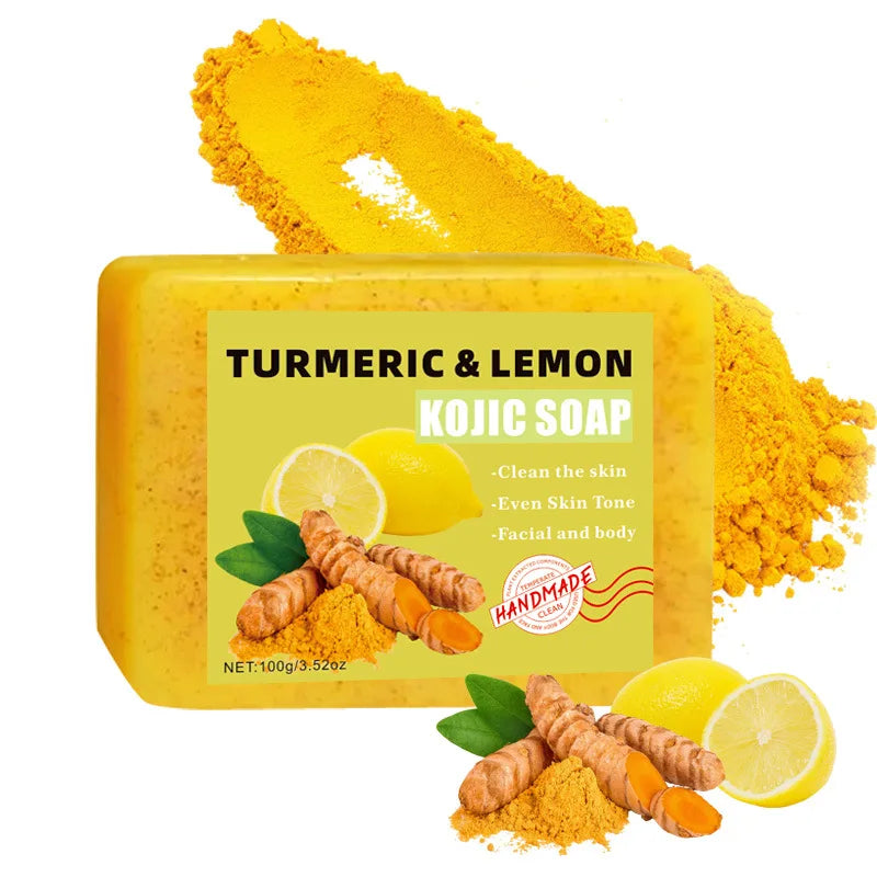 Private Label Handmade Soap Whitening Bath Facial Spa Beauty Lemon Soap
