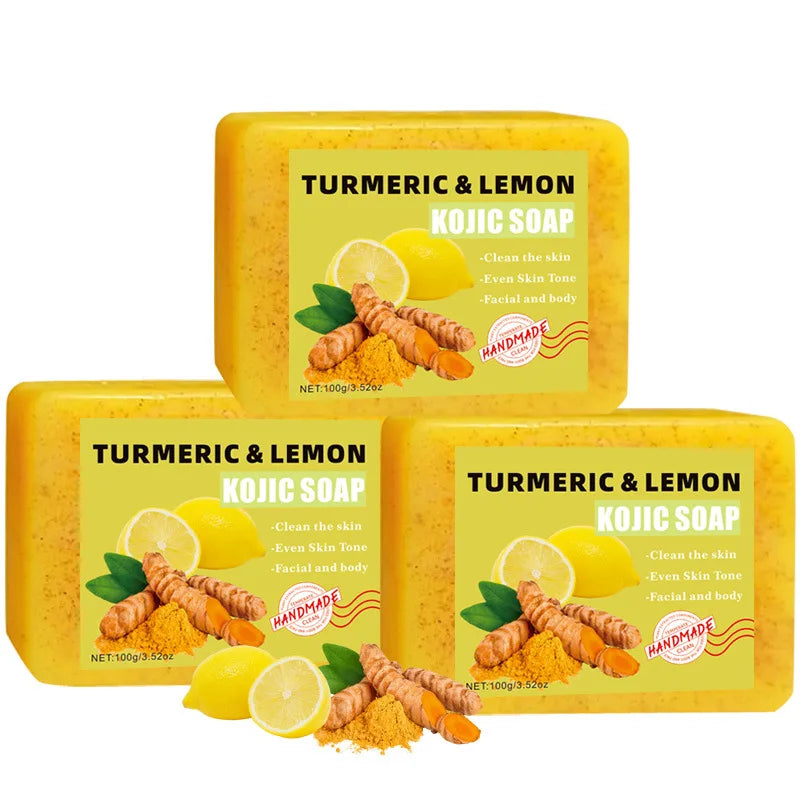 Private Label Handmade Soap Whitening Bath Facial Spa Beauty Lemon Soap