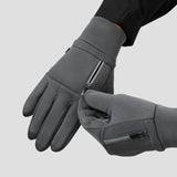 Customized Windproof Sport Thermal Man Touch Screen Waterproof Bike Riding Gloves Winter