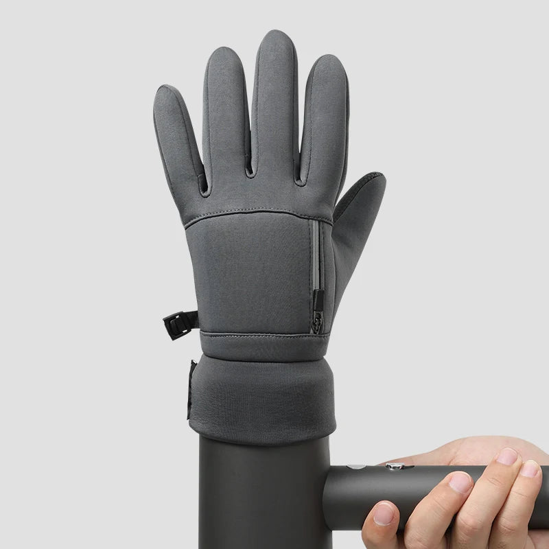 Customized Windproof Sport Thermal Man Touch Screen Waterproof Bike Riding Gloves Winter