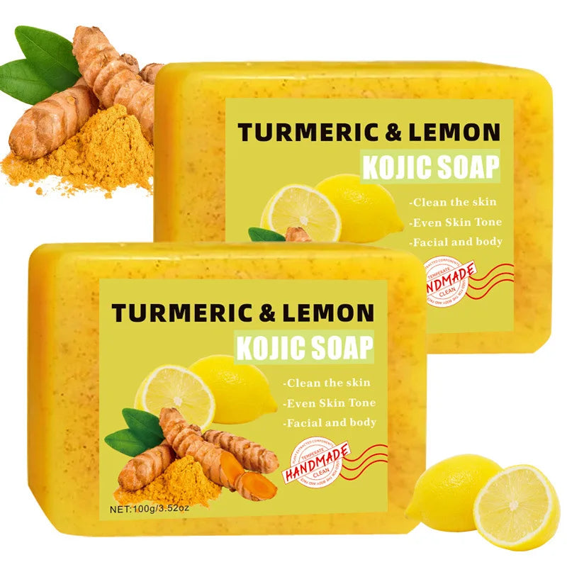 Private Label Handmade Soap Whitening Bath Facial Spa Beauty Lemon Soap