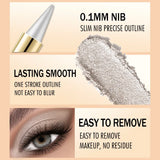 Hot-Selling Eye Liquid Eyeliner Smooth Gel Pen with 4 Long-Lasting Quick-Drying Waterproof Matte Colors for Makeup