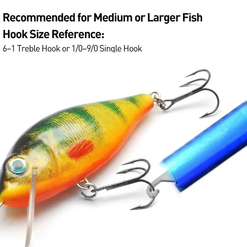 Aluminum Alloy Fish Hook Remover T-shape Handle Fishhook Detacher Extractor Dehooker Separator Disconnect Removal Tools