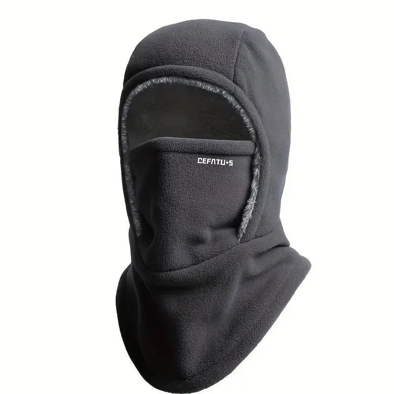 Fleece Balaclava Solid Color Breathable Headgear Hat Winter Windproof Warm Face Mask Motorcycle Balaclava Hat Warm Ski Mask