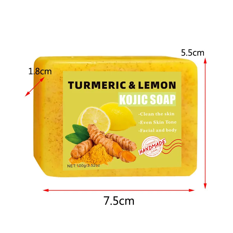 Private Label Handmade Soap Whitening Bath Facial Spa Beauty Lemon Soap