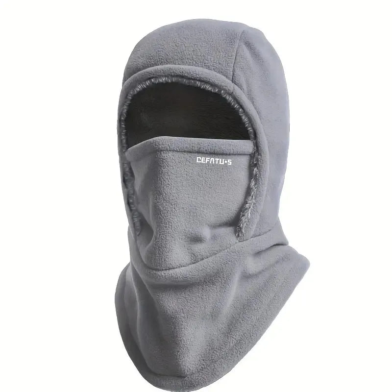 Fleece Balaclava Solid Color Breathable Headgear Hat Winter Windproof Warm Face Mask Motorcycle Balaclava Hat Warm Ski Mask
