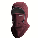 Fleece Balaclava Solid Color Breathable Headgear Hat Winter Windproof Warm Face Mask Motorcycle Balaclava Hat Warm Ski Mask