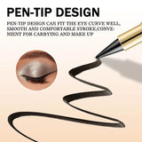 Hot-Selling Eye Liquid Eyeliner Smooth Gel Pen with 4 Long-Lasting Quick-Drying Waterproof Matte Colors for Makeup