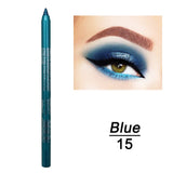 Super Waterproof Eyeliner Pencil 14 Color Long Lasting Magnetic Glitter Liquid Eyeliner Reusable Smooth Eyes Brightener Pencil