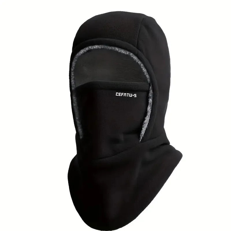 Fleece Balaclava Solid Color Breathable Headgear Hat Winter Windproof Warm Face Mask Motorcycle Balaclava Hat Warm Ski Mask