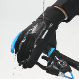 Customized Windproof Sport Thermal Man Touch Screen Waterproof Bike Riding Gloves Winter