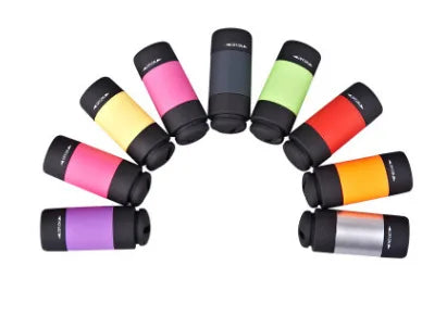Mini LED Rechargeable USB Flashlight Keychain Metal Torch Key Holder