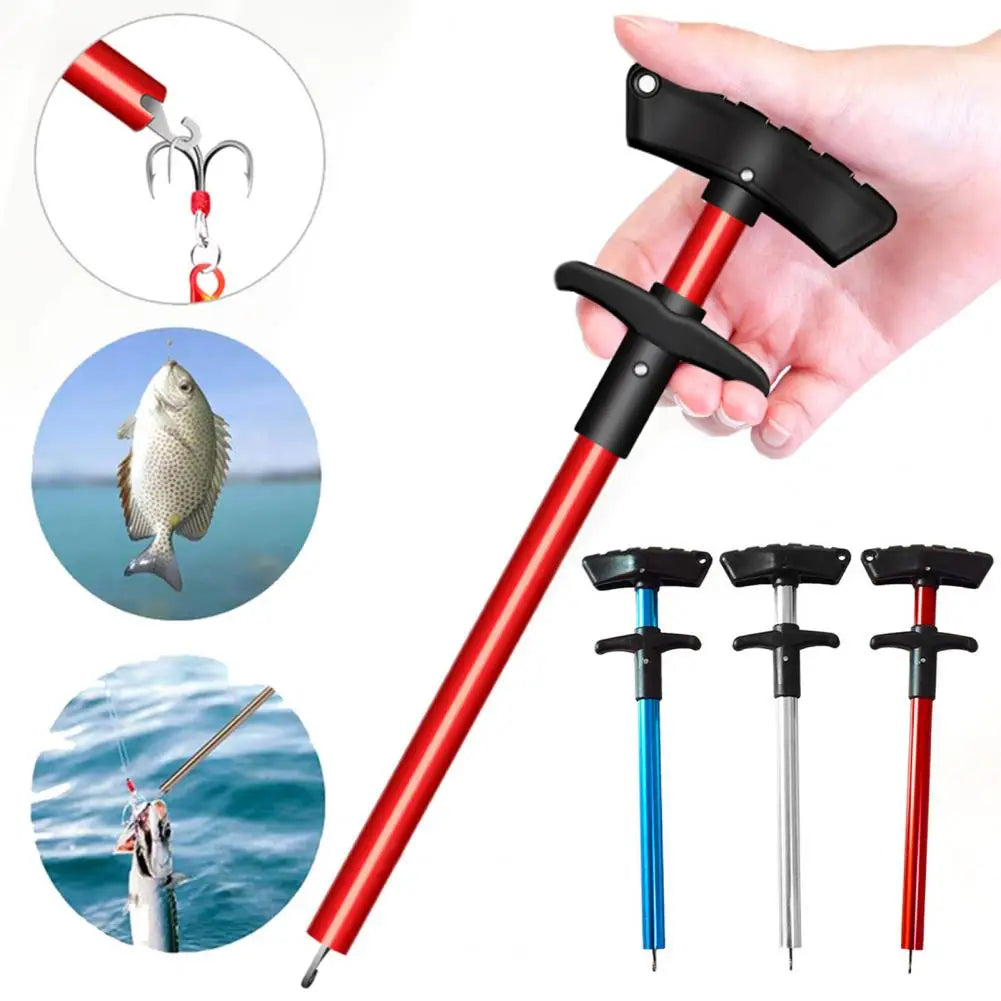 Aluminum Alloy Fish Hook Remover T-shape Handle Fishhook Detacher Extractor Dehooker Separator Disconnect Removal Tools