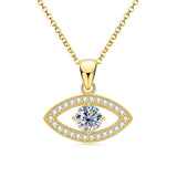 Fine Jewelry Necklaces Moissanite 925 Sterling Silver 4mm 0.3ct Moissanite Twist Pendant Necklace for Women