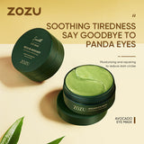 ZOZU Golden Avocado Eye Mask: Moisturizes and reduces eye bags panda eyes fine lines