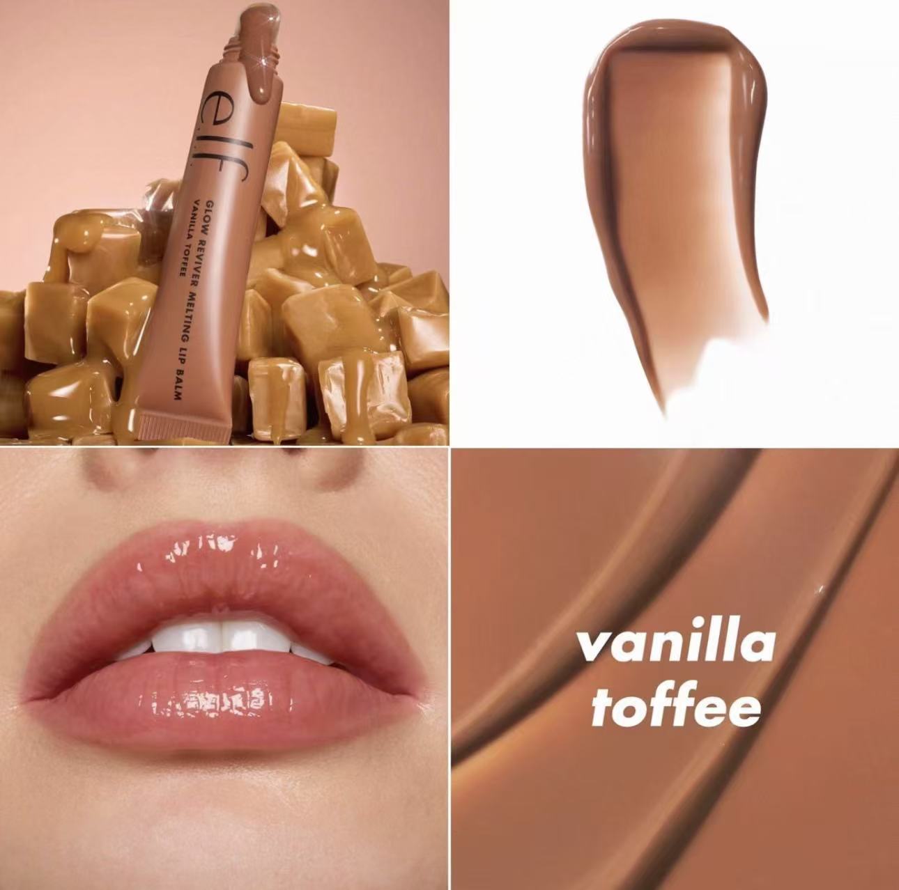 Tinted lip balm, moisturizing and repairing lip product, fruit flavor.