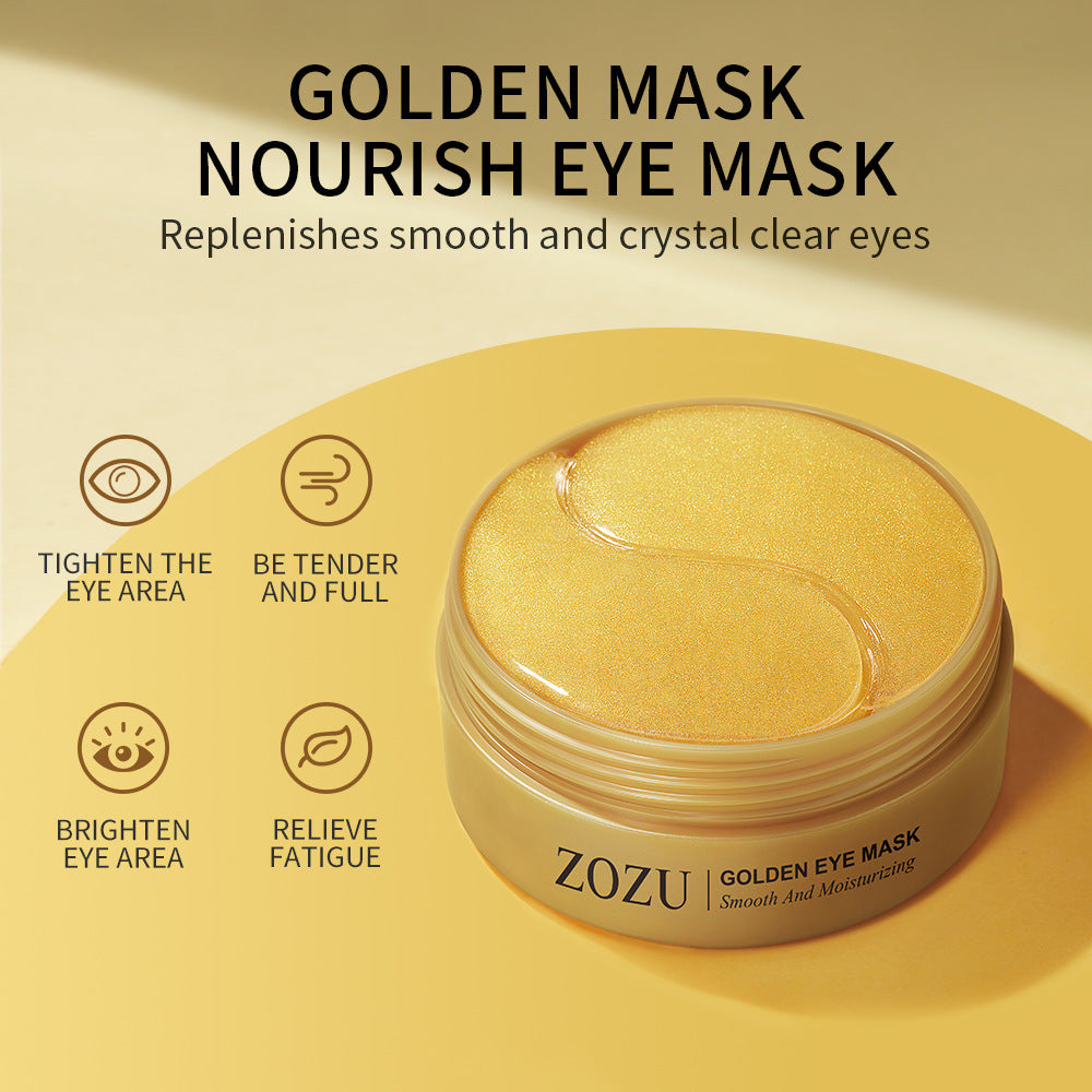 ZOZU Golden Avocado Eye Mask: Moisturizes and reduces eye bags panda eyes fine lines