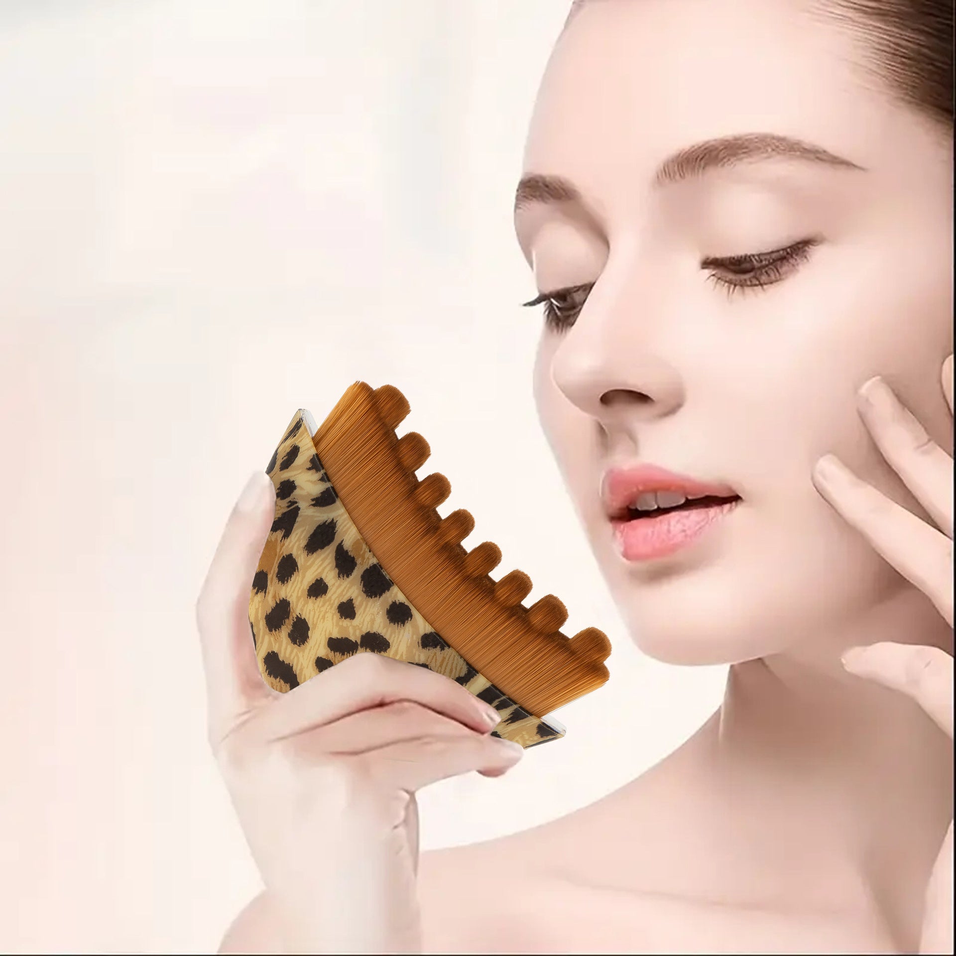 Popular makeup brushes on the platform: face brushes, lymphatic body brushes, large-sized care brushes, cleansing brushes