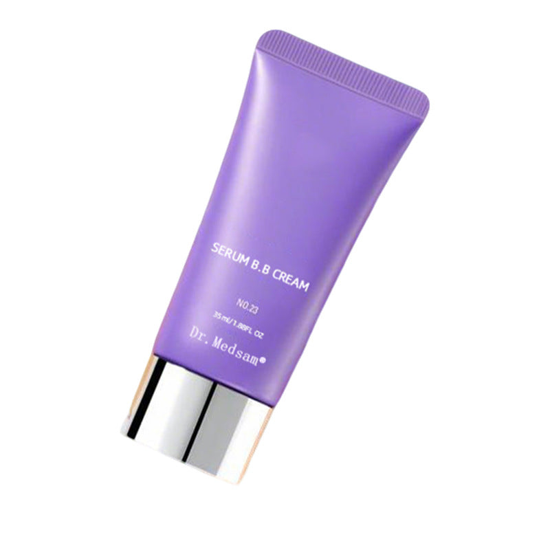 Korean-Style Concealer BB Cream - Customizable Lightweight Brightening Foundation with Primer Effect for Flawless Nude Makeup