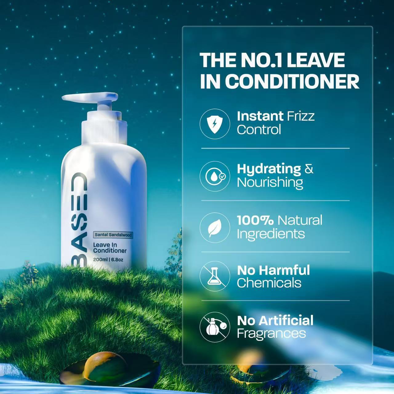 Based on conditioner control, basic skin-beautifying leave-in conditioner, hair leave-in conditioner.