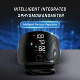 Wrist blood pressure monitor, fully automatic electric intelligent blood pressure measuring device, rechargeable touch screen blood pressure monitor