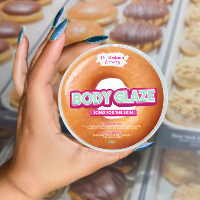 Bestselling Donut-Style Body Cream, Strawberry Cake Frosting, Firming and Moisturizing Body Lotion BODY GLAZE
