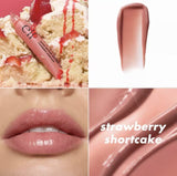 Tinted lip balm, moisturizing and repairing lip product, fruit flavor.