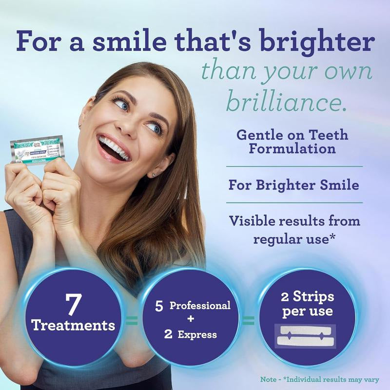 GuruNanda Coconut Oil Whitening Teeth Strips, Peppermint Flavor, Removes Yellowing - Authentic Product