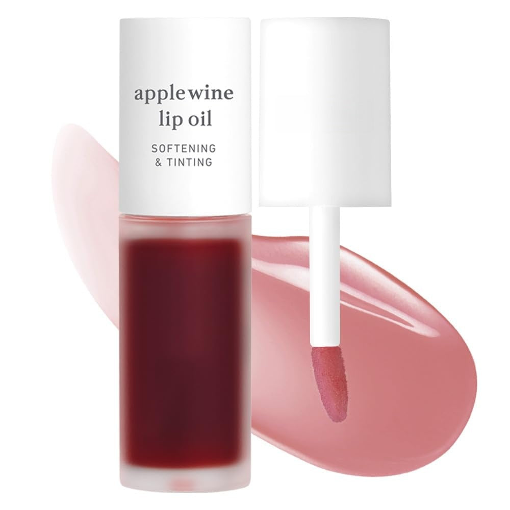 Nooni Korean Lip Oil: Nooni lip oil makeup, tinted lip gloss that brightens complexion and skin tone.