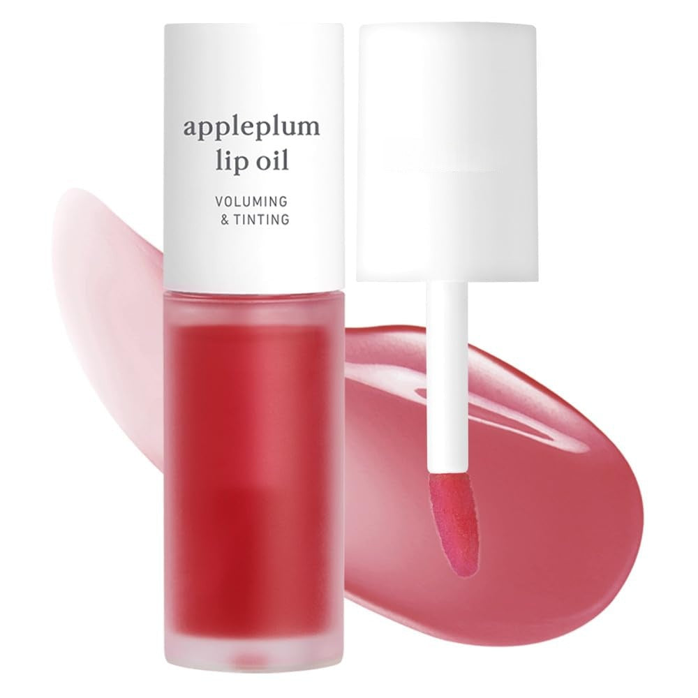Nooni Korean Lip Oil: Nooni lip oil makeup, tinted lip gloss that brightens complexion and skin tone.