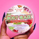 Bestselling Donut-Style Body Cream, Strawberry Cake Frosting, Firming and Moisturizing Body Lotion BODY GLAZE