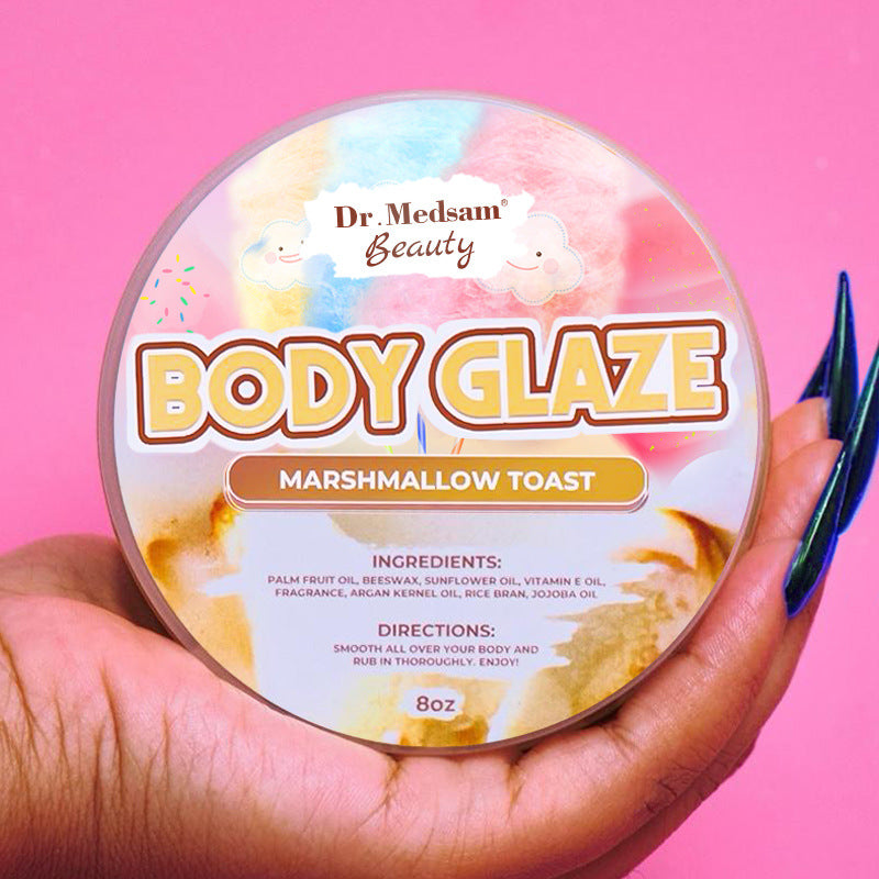 Bestselling Donut-Style Body Cream, Strawberry Cake Frosting, Firming and Moisturizing Body Lotion BODY GLAZE